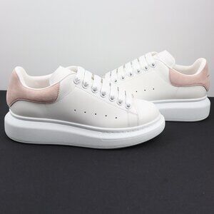Alexander McQueen Women's White Leather Sneakers